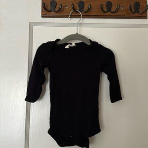 Kyte Baby Size 3-6 Months Bodysuit In Midnight (black)